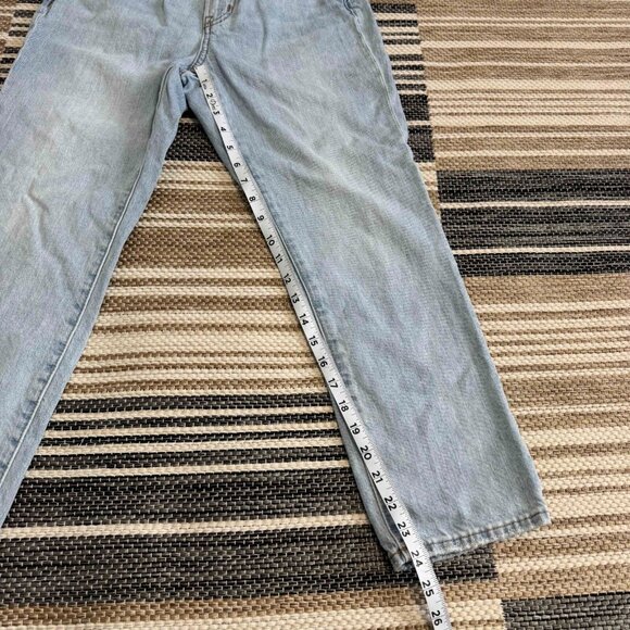 Madewell Women's The Perfect Vintage Jean Cotton Zip Fly Light Wash Size 25P - Picture 14 of 15